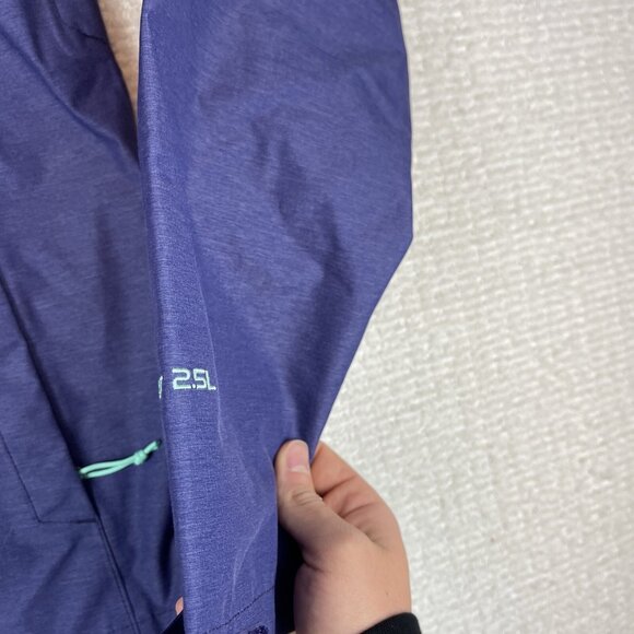 The North Face Jacket Womens Hyvent 2.5L Rain Jacket Zip Coat Purple XS - Picture 8 of 16